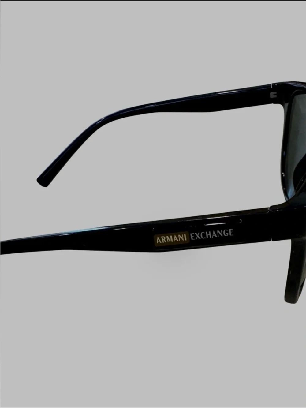 Armani Exchange SHINY BLACK DARK GREY (BLACK) Dark Grey‎